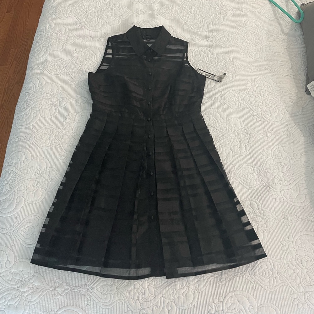 Tahari black dress